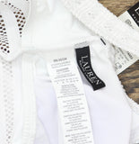 Lauren Ralph Lauren Square Neck Over-the-Shoulder One-Piece Swimsuit White 8