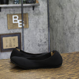 Journee Collection Womens Washable Mesh Soft Lightweight Flats Black 7W