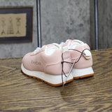 Bebe Toddler Girls Lace Charms Metallic Logo Sneakers BBSNH0341D Blush Pink 6T