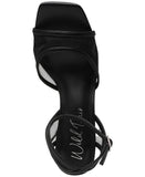 Wild Pair Womens Erynn Dress Sandals Heels 10020643600 Black Mesh 7M