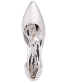 Easy Street Womens Moonlight Dress Pump Evening Heels Silver Satin Gray 8M