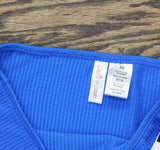 Salt + Cove Juniors Rib Scrunch Cover Up Skirt SC251008CB Cosmic Cobalt Blue XS