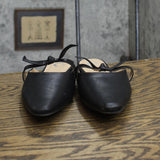 Journee Collection Womens Missie Slip On Square Toe Mules Flats Black 12M