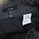 Jacob Womens Mixed Media Mini Lined Skirt 1667e68d069ce3 Black PS