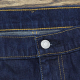 Levi's Mens 505 Regular Fit Straight Leg 5 Pocket Jeans Dark Blue Wash 40x32