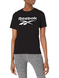 Reebok Womens Graphic Big Logo Tee HB2271 Black XS