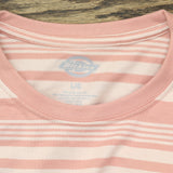 Dickies Womens Remanufactured Baggy Utility Pocket Tee T-Shirt Pink Multi L