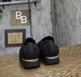 Kenneth Cole Reaction Womens Cameron Jewel Jogger Sneaker RLF1001SX Black 9M