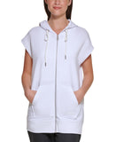 Dkny Jeans Women's Zip-Front Sleeveless Hoodie E22FWH7M