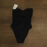 Andie Womens Pana Strapless One Piece Swimsuit AO568 Black M