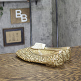 A New Day Womens Sammie Shoes Ballet Flats 94685488 Gold Yellow 8.5M