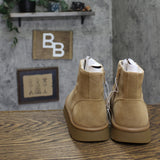 Universal Thread May Faux Suede Ankle Booties 91791701 Tan Brown 10M