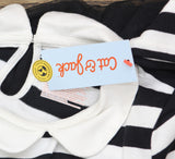 Cat & Jack Girls Long Sleeve Halloween Striped Tulle Dress 90628278 Black S