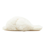 Auden Womens Paris Crossband Slide Slippers 91309154 Cream Off White M (7/8)