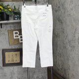 Gloria Vanderbilt Petite Amanda High Rise Straight-Leg Jeans White 14P Short