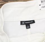 INC International Concepts Womens Knit Mid-Rise Pull-On Shorts White 4