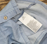 Levi's Baby Boys 2-Piece Denim Button-Up Shorts Set 61M350F Light Blue 18 Months
