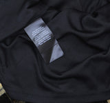 Donna Karan Womens Printed Velvet Extended Shoulder Burnout Dress Black 6