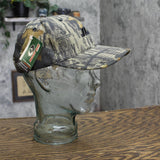 Cap America Mens Mossy Oak JLG Strapback Baseball Cap Hat Green Camo OS