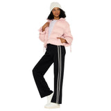Wild Fable Womens Bow Puffer Jacket 94658838 Pink L
