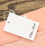 White Mark Fit & Flare Midi Skirt with Pockets PS709 Peach Orange 2X