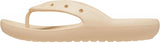 Crocs Unisex Classic Thong Flip Flops 2.0 Shitake Brown 8 Women / 6 Men