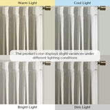 Croscill Satin Luxurious Light Filtering Curtain Window Panel White 52x96