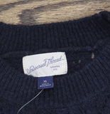 Universal Thread Crochet Sweater Vest Crewneck Sleeveless 94429877 Navy blue XL