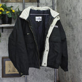 California Waves Jacket Snap Front Embroidered Exide Black / Stone 2X