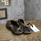 A New Day Womens Camille Satin Slingback Bow Flats 94648293 Brown 7.5M