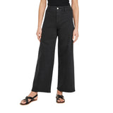 Universal Thread Womens High-Rise Sailor Wide Leg Ankle Jeans 89508553 Black 14