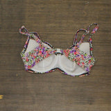 Midnight Grace Womens Underwire Softcup Bikini Swim Top Multicolor 32D