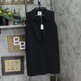 Lobo Mau Womens Knit French Terry Trendy Mini Dress 2015 Black M