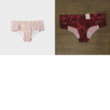 Auden Women's Laser Cut Cheeky Underwear with Lace 060RM