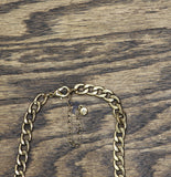 Fashion Heavy Curb Cuban Chain Link Necklace Matte Gold 16" + 3"