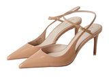 Aldo Womens Kymmberly Strappy Pointed Toe Heels 14028467 Cream Brown 7B