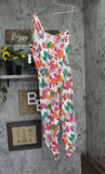 Bar III Bermuda Babe Printed One-Shoulder Jumpsuit Cover-Up White Multi S