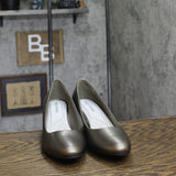 Easy Street Womens Fabulous Round Toe Pumps FABULOUS Pewter Gray 9WW