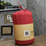 Home Collection 6-Piece Bed Sheet Microfiber Solid Set Burgundy Red King