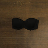 Simone Perele Womens Caresse Strapless Underwire Bandeau Bra 12A300 Black 32E