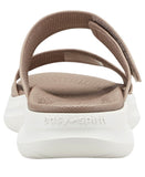Easy Spirit Womens Daleyza Embellished Double Band Sandals Taupe Brown 7M