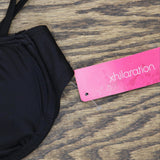Xhilaration Women's Juniors' Shirred Underwire Bikini Top 83363830 Black S
