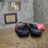 Champion Mens IPO Squish Slide Sandals 94425810 Red / Navy Blue 8