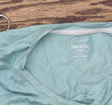 State Of Day Womens 2-Pc. Fluid Knit Pajamas Set 100189787MS Canton Blue Green M
