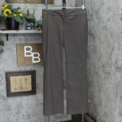 Ann Taylor Womens Signature Woven Dress Pants 166a8a73969329 Brown 6