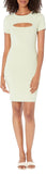 Guess Womens Lana Ribbed-Knit Bodycon Dress WBYK95KB9E2 Lost in Thyme Green XL
