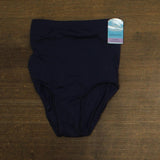 Swim Solutions Womens Ultra High-Waist Swim Bottoms 525047 Navy Blue 8
