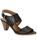 Style & Co. Womens Block Heel Hazleyy Dress Sandals Black / Brown 6.5M