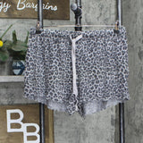 Fifth Sun Womens Leopard Print Lounge Pajama Sleep Shorts 1666cde0d4dbf2 Gray XL