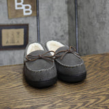 Isotoner Women’s Genuine Suede Moccasin Slippers 7956 Ash Gray M (7/8)